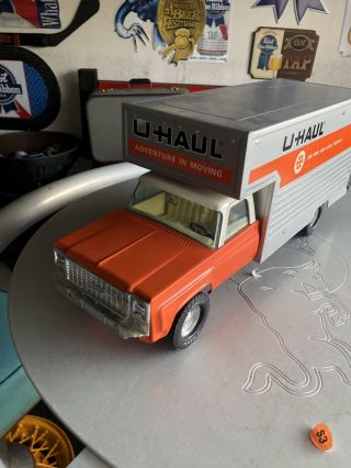 Vintage Nylint 1960s 1970s U - Haul Rental Co.  Toy Truck Pressed Steel 19 "