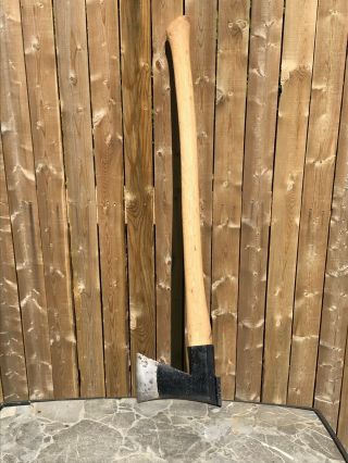 FINLAND FINNISH AXE w/LABEL STAMPED VINTAGE 5