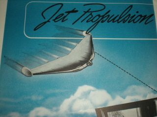 1946 FUTURE AIRPLANE FUTURISTIC PLANE WWII vtg WESTINGHOUSE Trade art print ad 4