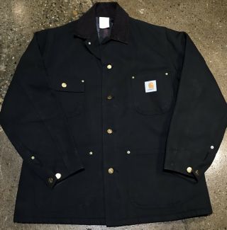 Vintage Carhartt Jacket Size 40 Mens Canvas Blanket Lined Coat USA Barn Chore 4