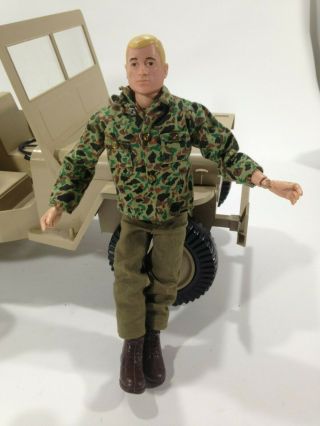 Vintage Gi.  Joe desert patrol Action Soldier attack Jeep With Box 2