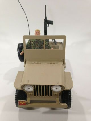 Vintage Gi.  Joe desert patrol Action Soldier attack Jeep With Box 5
