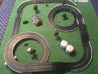 Vintage Aurora T - jet HO Slot Car Set from the 1960 ' s with 2 Slot Cars 10