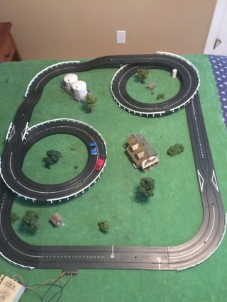 Vintage Aurora T - jet HO Slot Car Set from the 1960 ' s with 2 Slot Cars 4