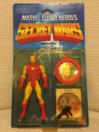 Marvel Heroes Secret Wars Iron Man Moc 1984 Rare Vintage Toys