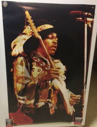 Jimi Hendrix Quality Vintage Poster 1973 Pace/scotland Print