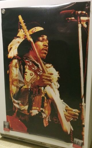 Jimi Hendrix Quality Vintage Poster 1973 Pace/Scotland Print 2