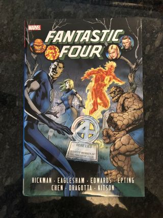 Marvel Fantastic Four By Hickman Omnibus Volume 1 Hardcover Hc Rare Oop Comics