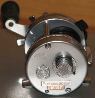 Abu Ambassadeur 1500 C 1500c Rare High Speed Fishing Reel Sweden