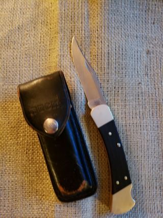 Vintage Buck Knife 110,  Rare 4 Dot,  True 4 Pin,  Very Collectible