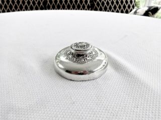 Antique Victorian Tiffany & Co.  Sterling Silver Paperweight,  3 "