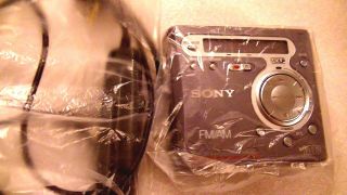 Vintage Sony Minidisc Walkman Model Mz - G750 With Am/fm Radio