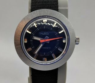 Vintage Ruhla Ufo East German Mechanical Watch Near U.  S.  Seller