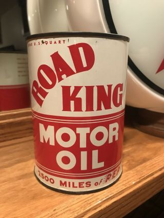 Road King Vintage Quart Oil Can Newark,  Nj