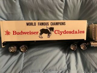 Vintage Nylint 21 Inch Budweiser Clydesdales Semi Truck 18 Wheeler 2