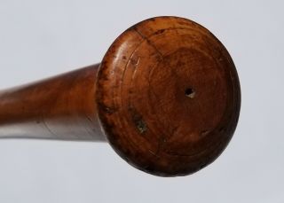 1860s - 80s INCISED RING KNOB BEVELED 30.  5 VTG Baseball Bat Pre Louisville Slugger 8