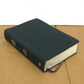 1978 Ryrie Study Bible American Standard Blue Leather Moody Press Nas Vtg