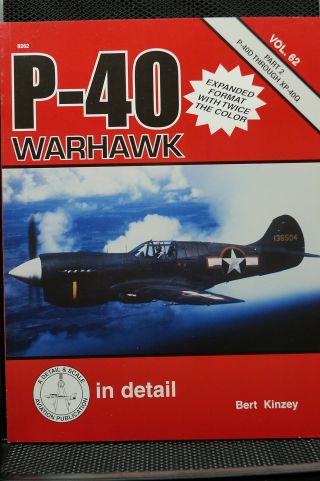 Ww2 Usaaf Us P - 40 Warhawk Detail & Scale Pt 2 Book
