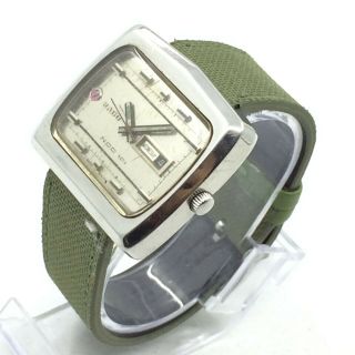 Vintage Rado Ncc 101 Automatic Day Date Swiss Made 42mm Mens Wrist Watch A2871