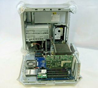 Vintage Apple Power Macintosh G4 1.  25 (MDD 2003) Mirrored Drive Doors 80GB 256MB 3