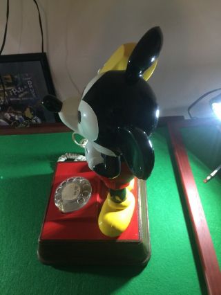 Vintage Mickey Mouse Telephone Rotary Dial Phone 15 