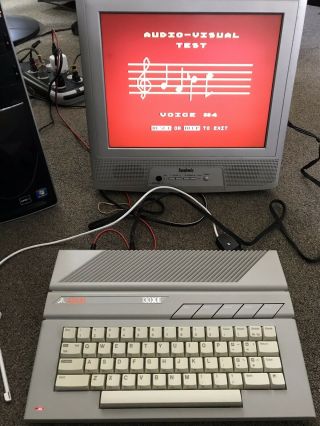 Vintage Atari 130xe With Modern Power Cable