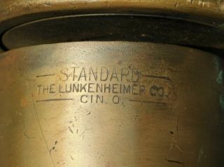 VINTAGE LUNKENHEIMER BRASS STANDARD STEAM ENGINE TRAIN WHISTLE 3