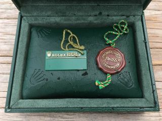 Vintage Rolex Box,  Tags Signed 12.  00.  71.  For Sports Models Submariner,  Gmt Etc