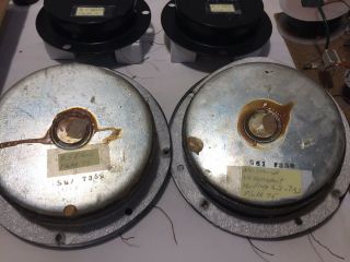 Vtg Acoustic Research AR - 3A 2 Midrange 2 Tweeters 2 Crossovers for Restoration 7