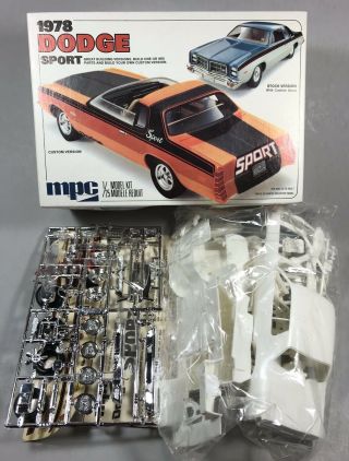 Mpc 1978 Dodge Sport 1/25 Scale Model Kit 1 - 7826