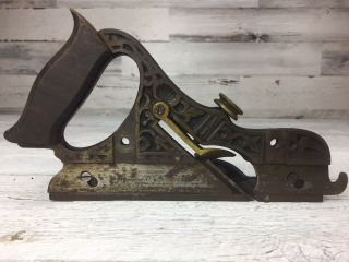 Vintage Rare Stanley No 41 Millers Patent Adjustable Plow Plane Tool