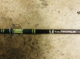 KENCOR Tenlew Magnaglas 8’6” 4 - 12lb Fishing Rod Vintage Rare Great Colors 2