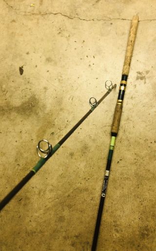 KENCOR Tenlew Magnaglas 8’6” 4 - 12lb Fishing Rod Vintage Rare Great Colors 7