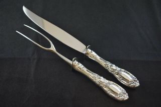 Towle King Richard Sterling Silver Handled Carving Set
