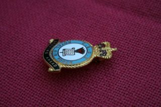 RAF C.  S.  D.  E.  Royal Air Force H.  W.  MILLER B ' HAM.  NO MARKINGS pin badge Sqdr wings 5