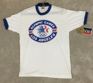 Deadstock Vintage Olympic Games Los Angeles 1984 Levi’s T - Shirt With Tags