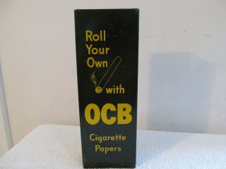 Ocb Roll Your Own Cigarette Paper Dispenser Vintage 1950 