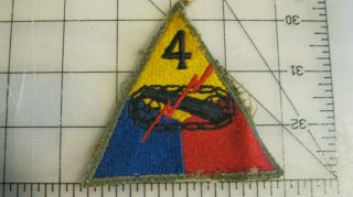 Ww2 World War Two Us Army 4th Armored Division Patch