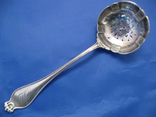 Antique Sterling Silver Powdered Sugar Sifter Spoon & 925 Teaspoon Group 3