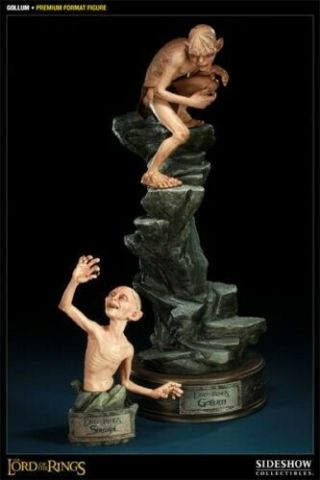 Sideshow The Lord Of The Rings Gollum Premium Format Figure Statue,  Rare