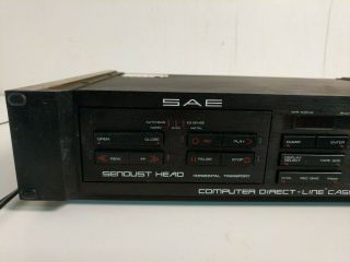 Vintage SAE C102 Cassette Deck 120v (For Parts/Repair) 2