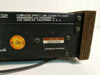 Vintage SAE C102 Cassette Deck 120v (For Parts/Repair) 6