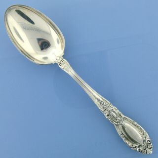 Vintage Towle King Richard Sterling Silver - 7 1/4 " Oval Soup Spoon - No Mono