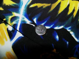 Vintage IRON MAIDEN LIVE AFTER DEATH LP CD Art Dragonfly Button Dress Shirt Sz L 4