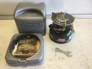 Vintage Coleman Single Burner Stove Model 508 10 - 1985 Usa