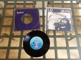 U2: Gloria - Mega Rare Festival Records Zealand 7 " Promo Vinyl - Cat: K 8510