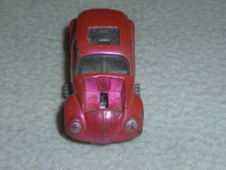 VINTAGE HOTWHEELS REDLINE METALLIC HOT PINK CUSTOM VOLKSWAGON 1968 MATTEL RARE 4