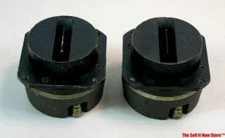 Pair Vintage Jbl 2405 Tweeter Driver Professional Horn Audio Speaker Project Usa