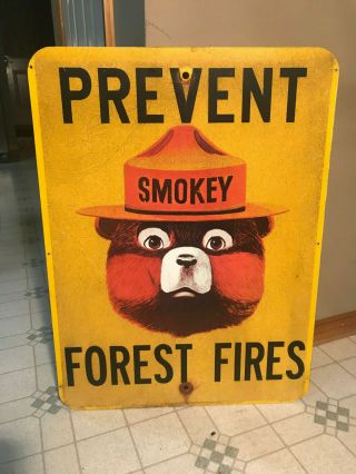 Vintage Smokey Bear Sign Vintage Fire Prevent Forest Fire Sign Smokey Bear Sign