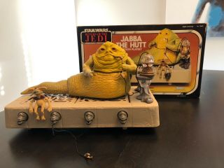 Vintage Star Wars Jabba The Hutt Playset Return Of The Jedi